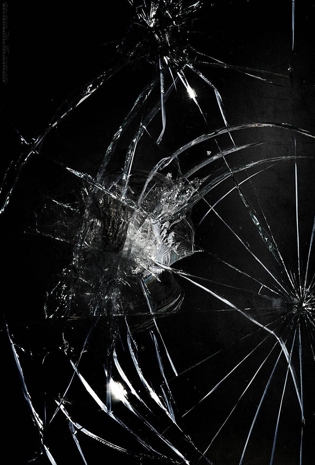 ultra hd, black, broken screen, HD Phone Wallpaper