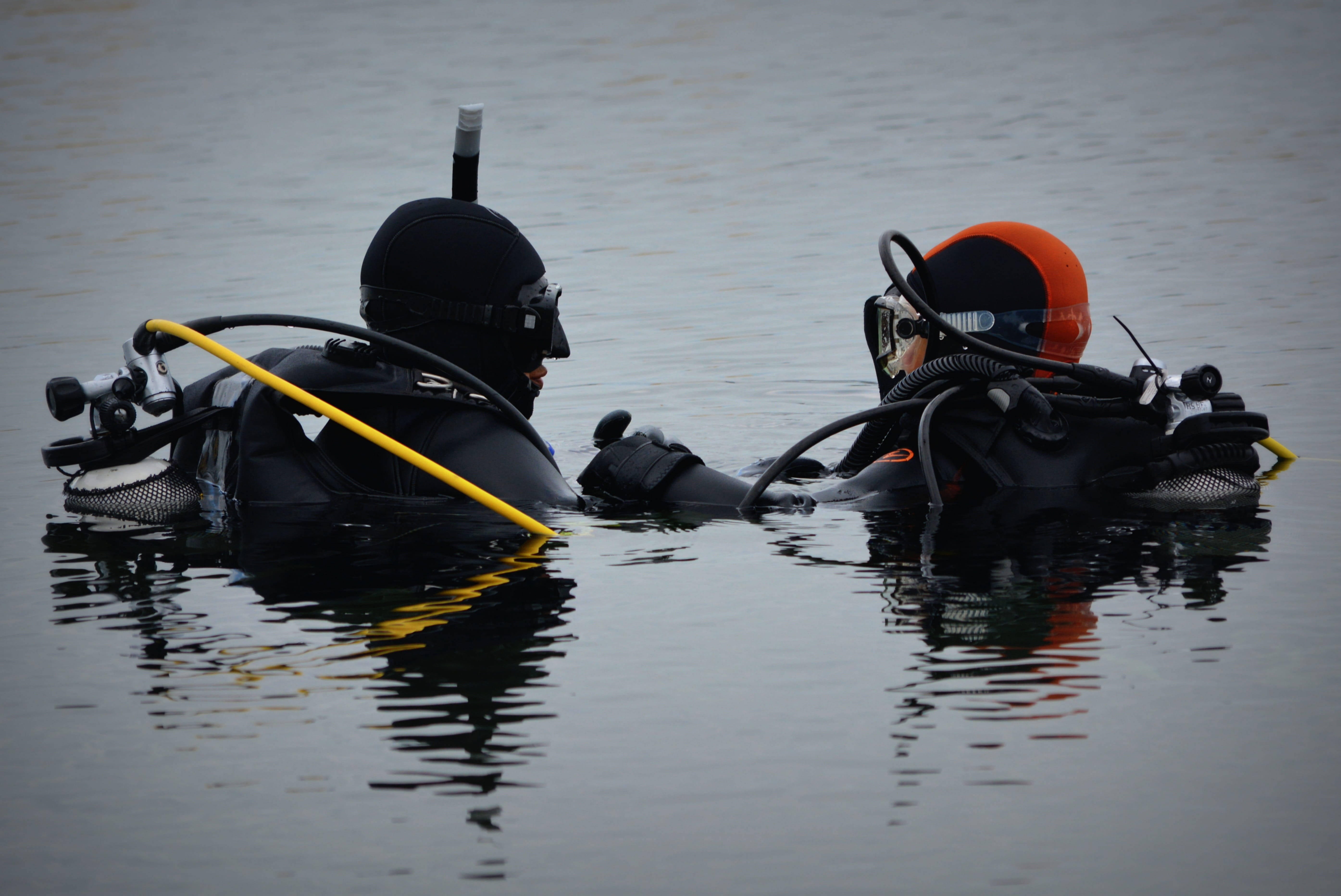 scuba diving, scuba divers, full gear, 5K Desktop Wallpaper
