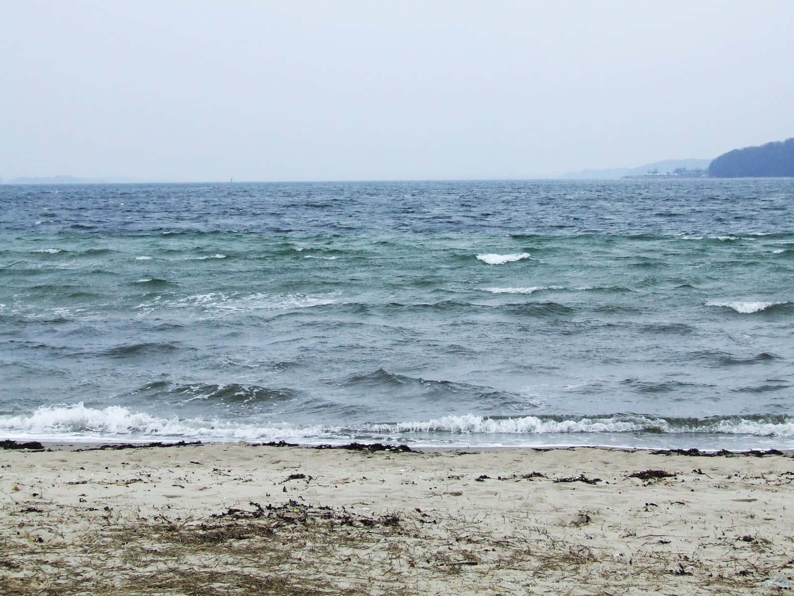 Sea Breeze, sandy shore, waves, HD Desktop Wallpaper