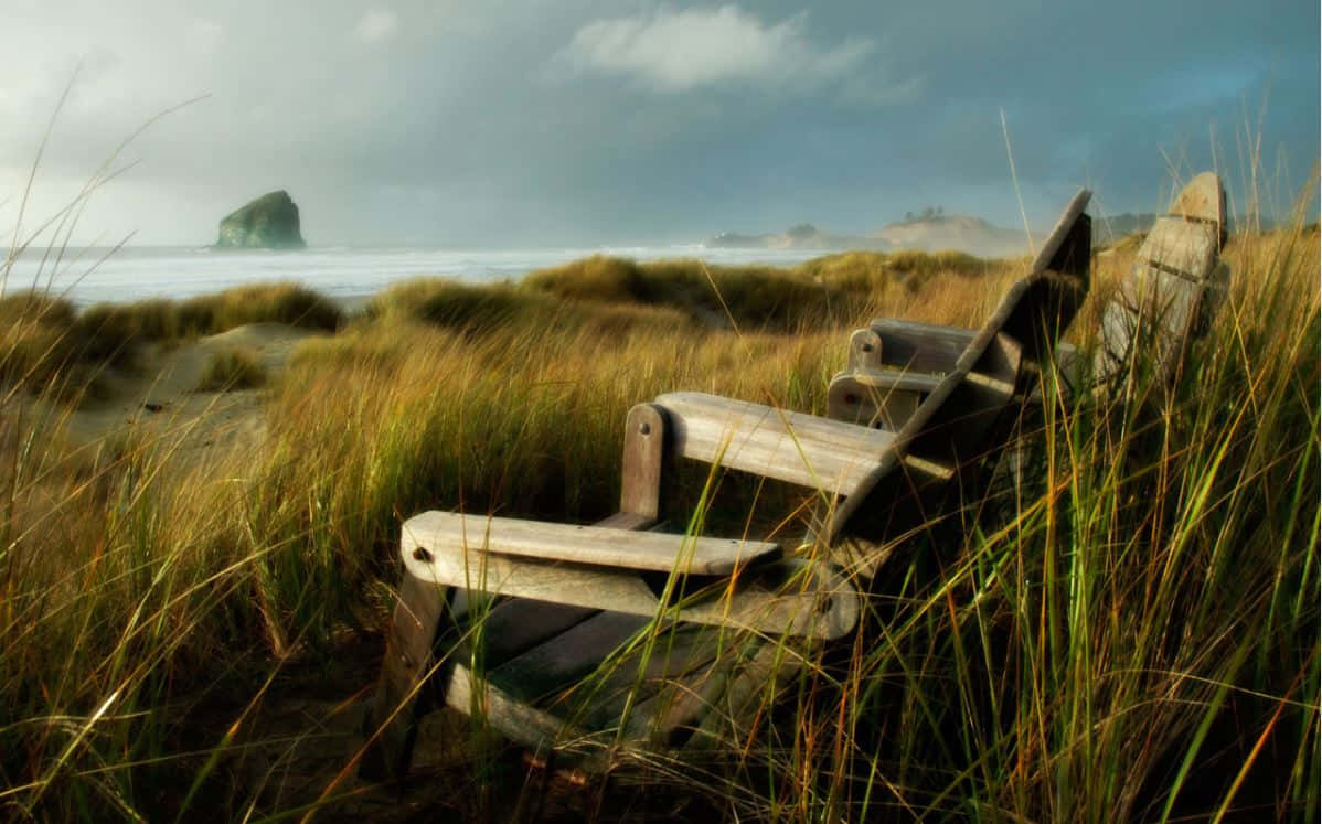 Sea Breeze, sunset, stormy ocean, SD Desktop Wallpaper