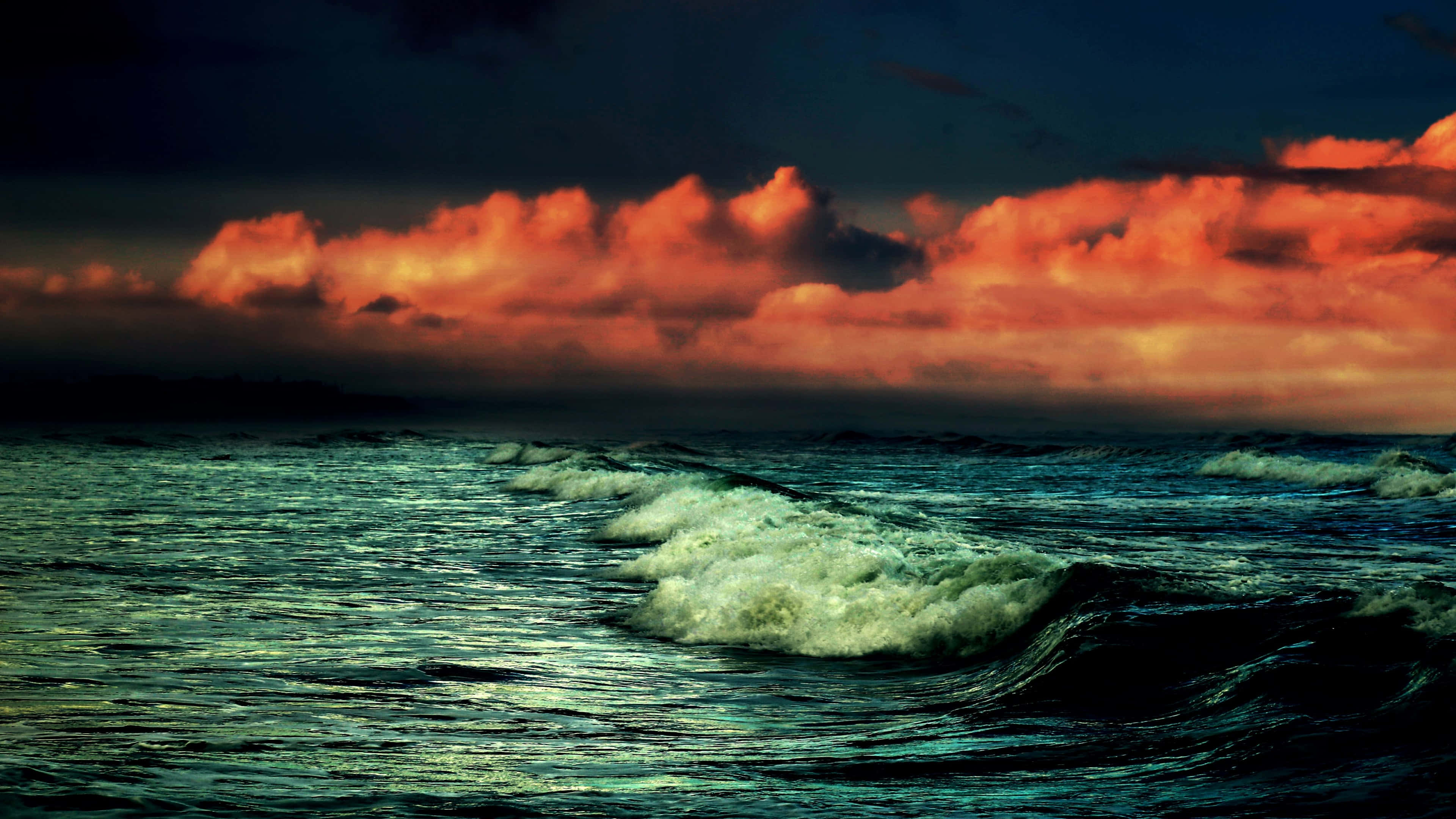 Sea Breeze, 3840 x 2160, Sunset, 4K Desktop Wallpaper