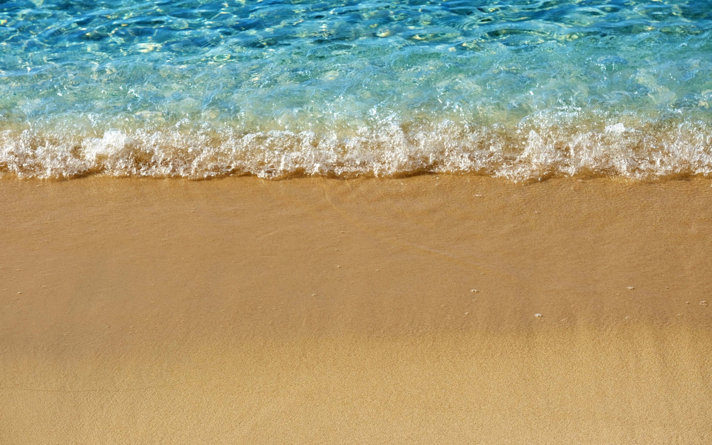 breeze, 2880 x 1800, turquoise waves, 2K Desktop Wallpaper