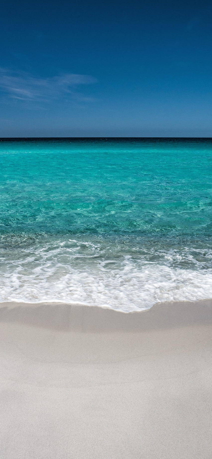 iPhone X, beach, open sea, HD Phone Wallpaper
