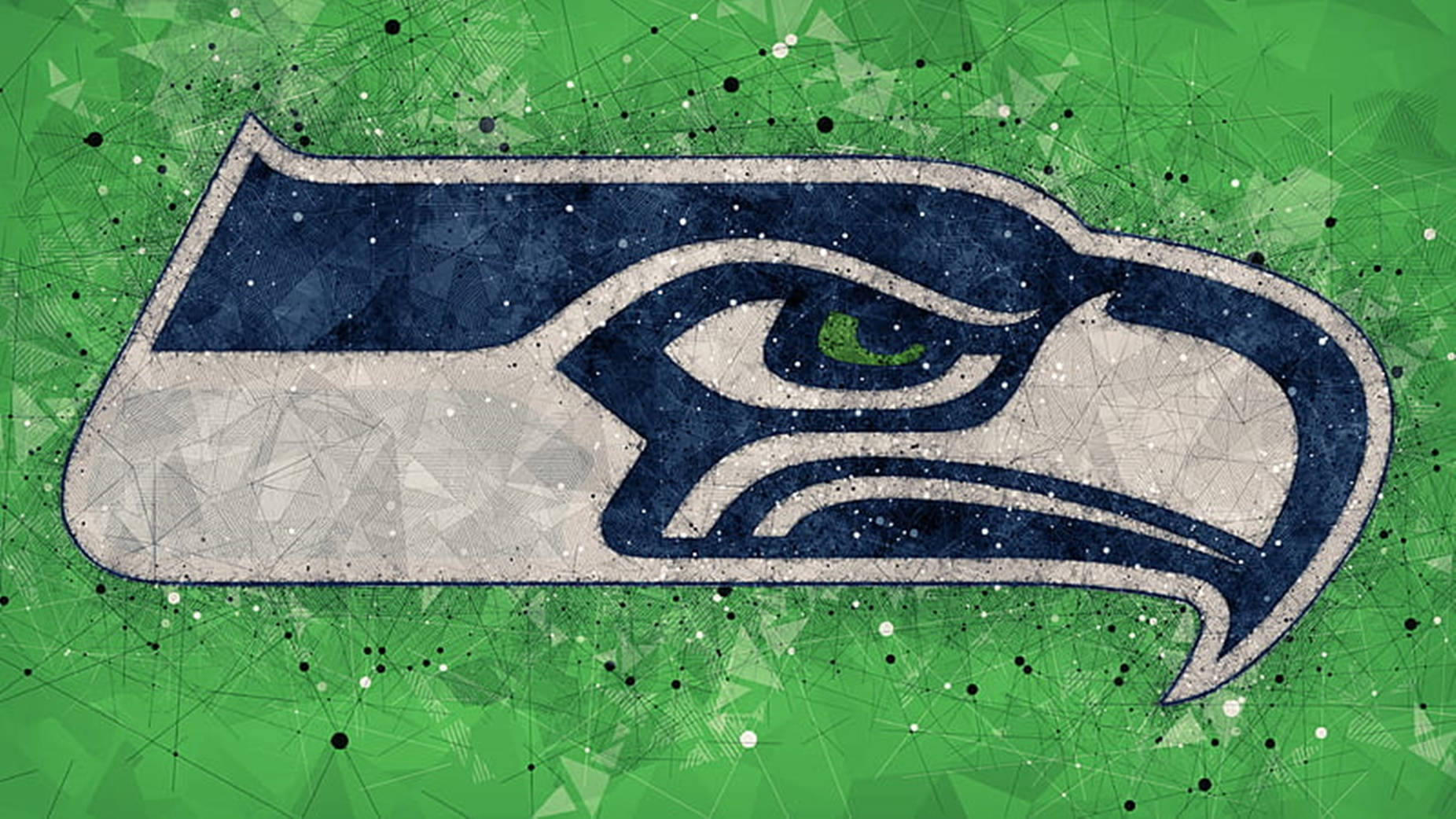 Seahawks, logo, abstract, HD Desktop Wallpaper