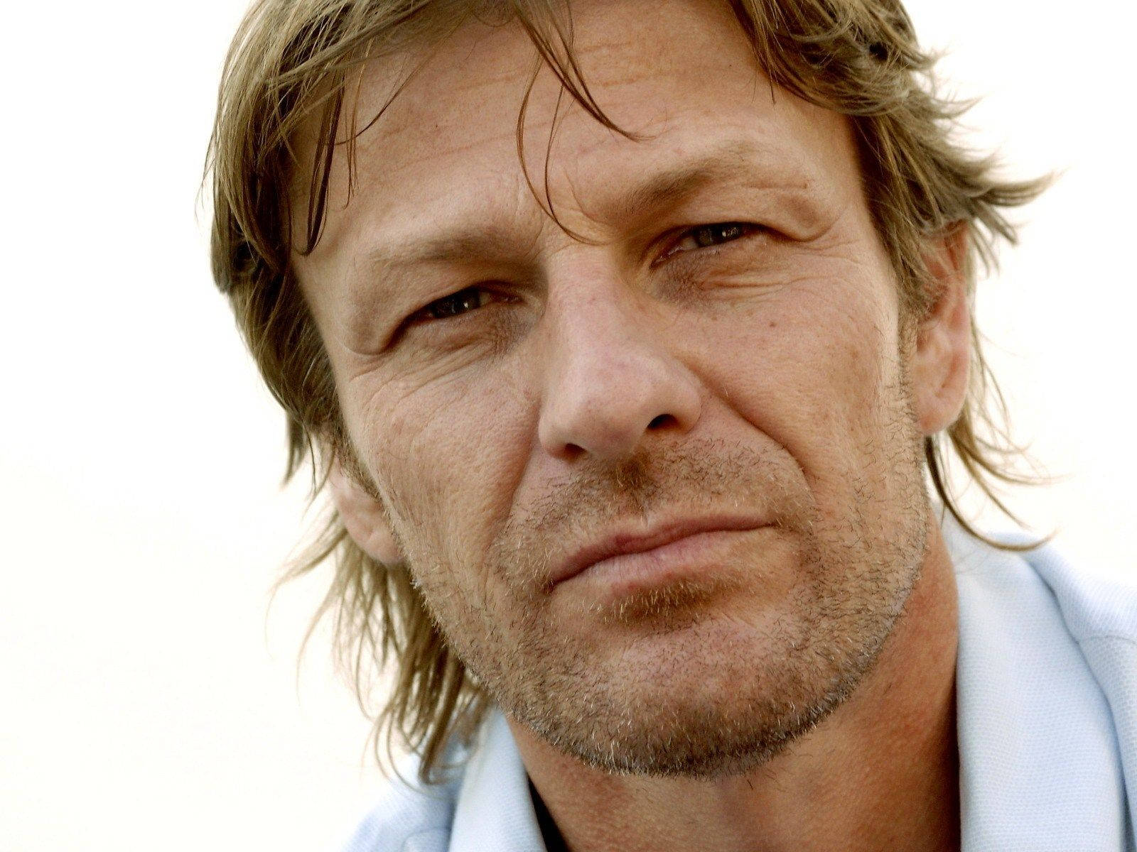 Sean Bean, tousled blond hair, stubble, HD Desktop Wallpaper
