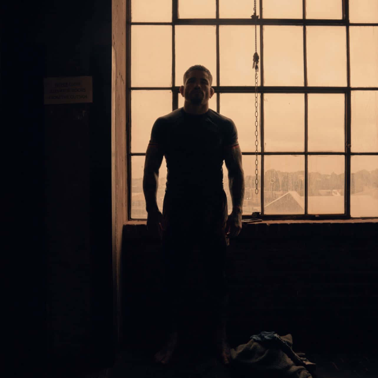 Sean Brady, silhouette, industrial window, HD Desktop Wallpaper