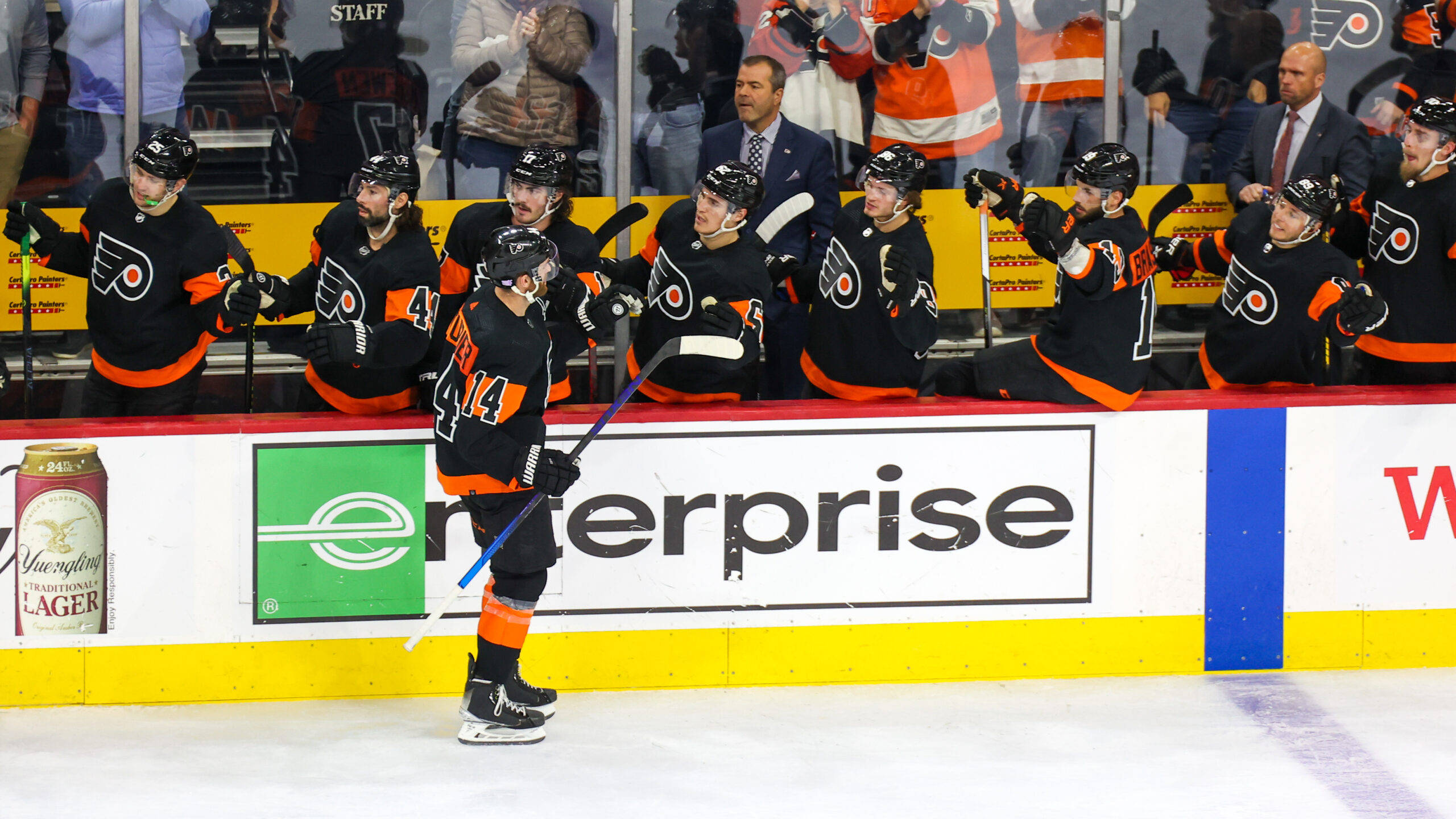 Sean Couturier, number 44, ice rink, 2K Desktop Wallpaper