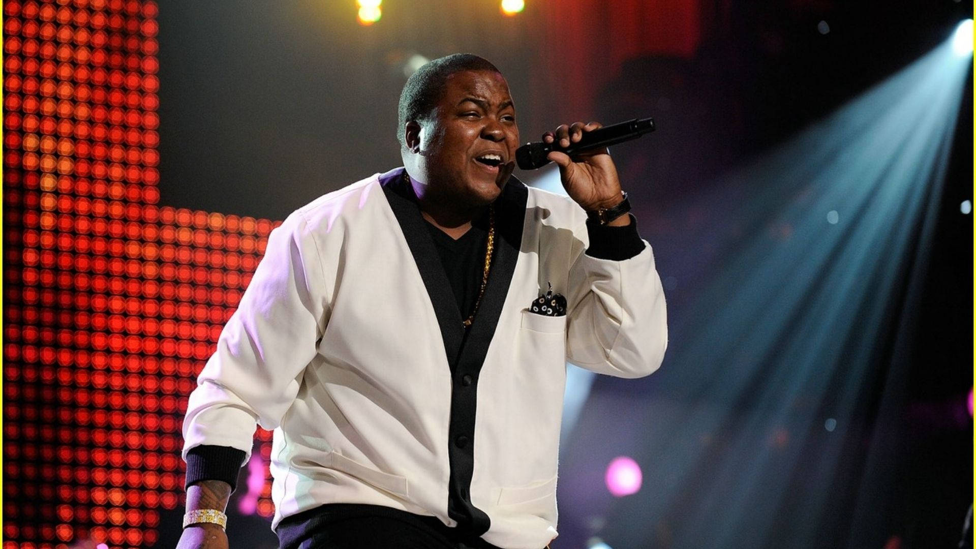 Sean Kingston, stage, spotlight, Full HD Desktop Wallpaper