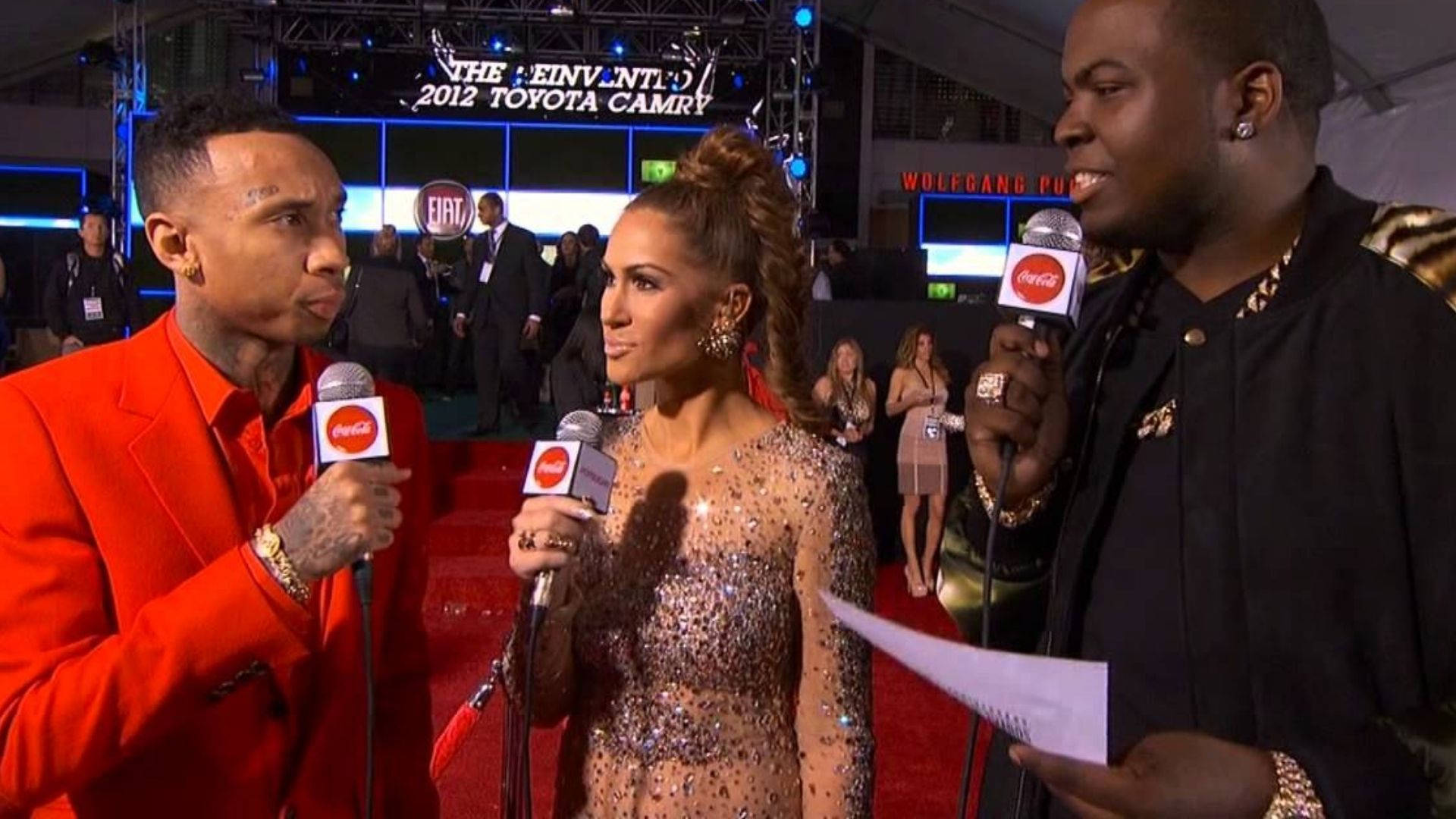 Sean Kingston, 2012 Toyota Camry event, red carpet, Full HD Desktop Wallpaper