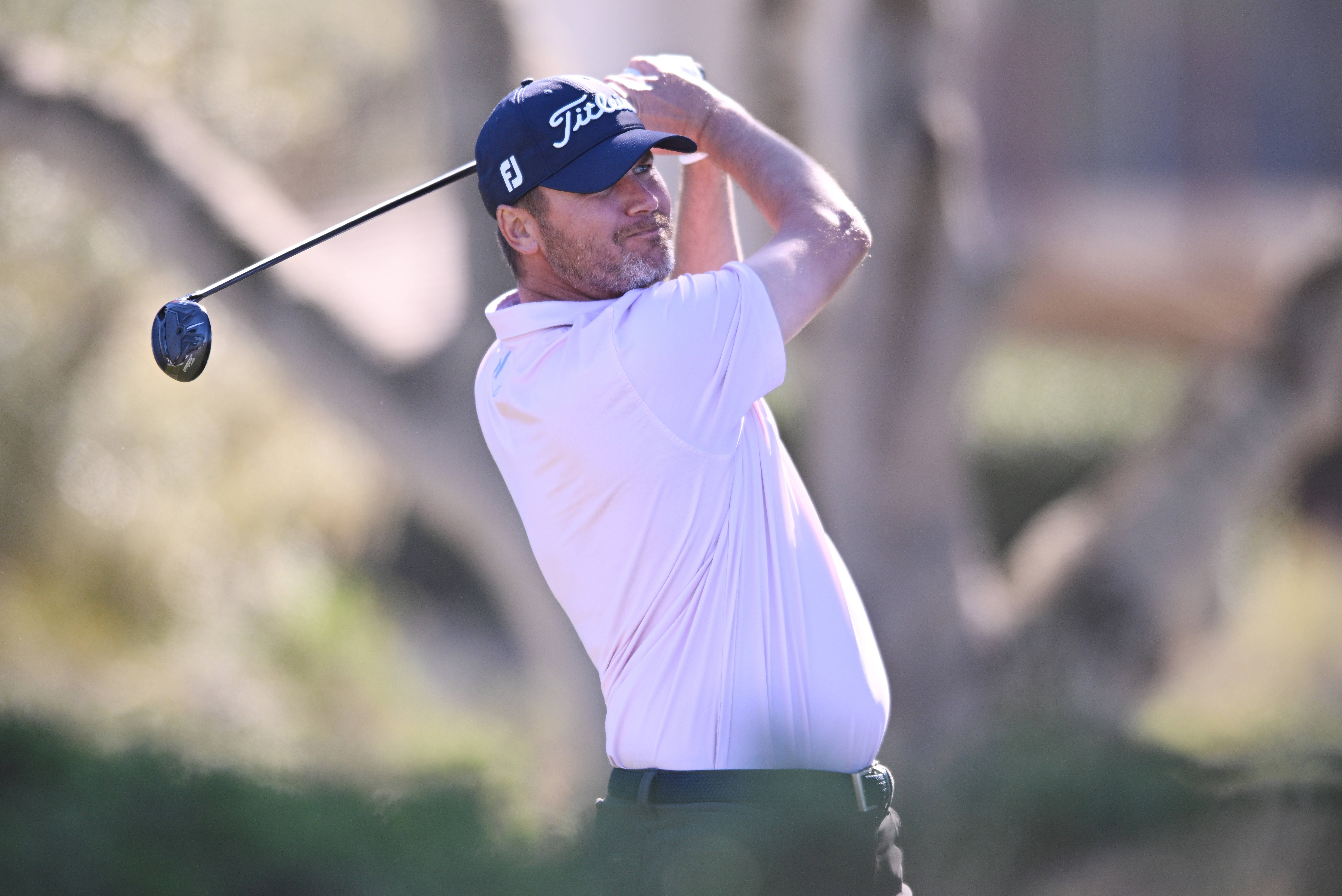 Sean O'hair, golf club, white shirt, 5K Desktop Wallpaper