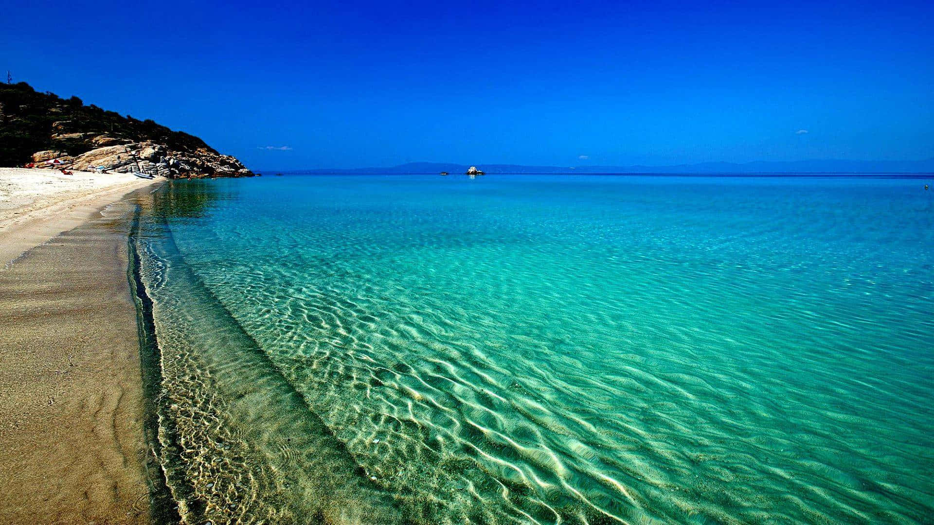 Seashore, 1920 x 1080, Sunset, Full HD Desktop Wallpaper