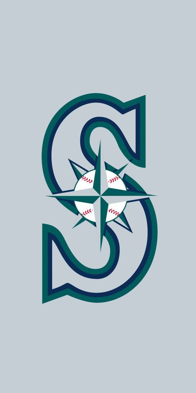 Seattle Mariners, minimalist S logo, baseball star, HD Phone Wallpaper
