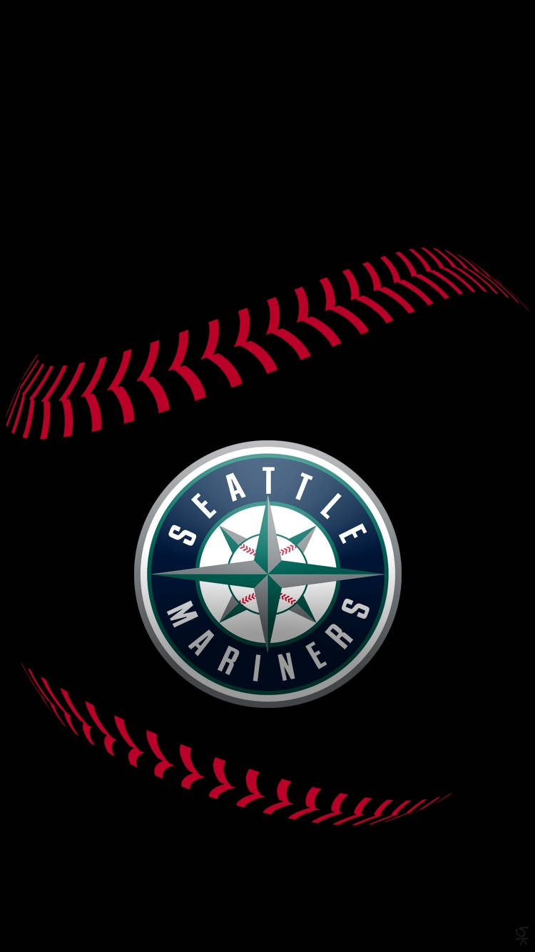 Seattle Mariners, black, red, HD Phone Wallpaper