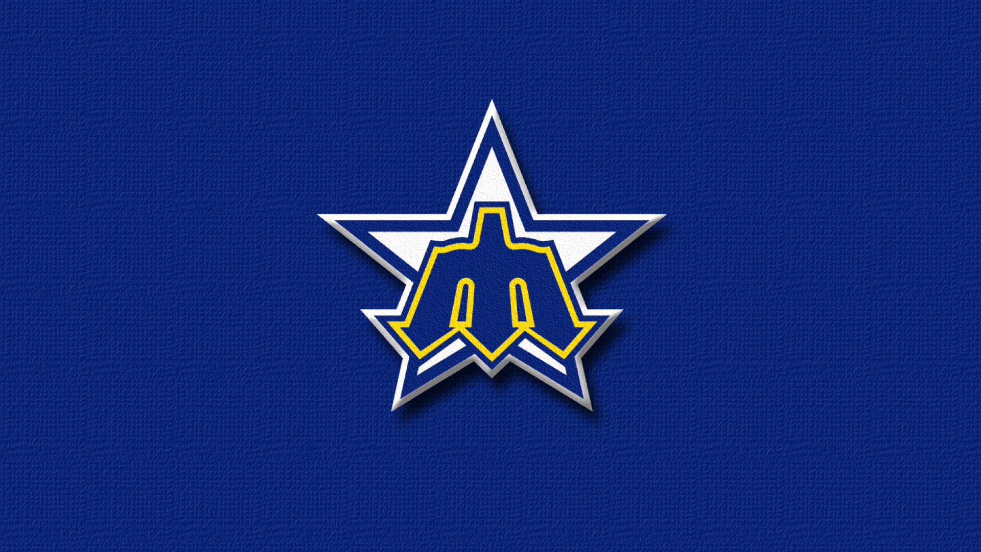 Seattle Mariners, star logo, blue, Full HD Desktop Wallpaper
