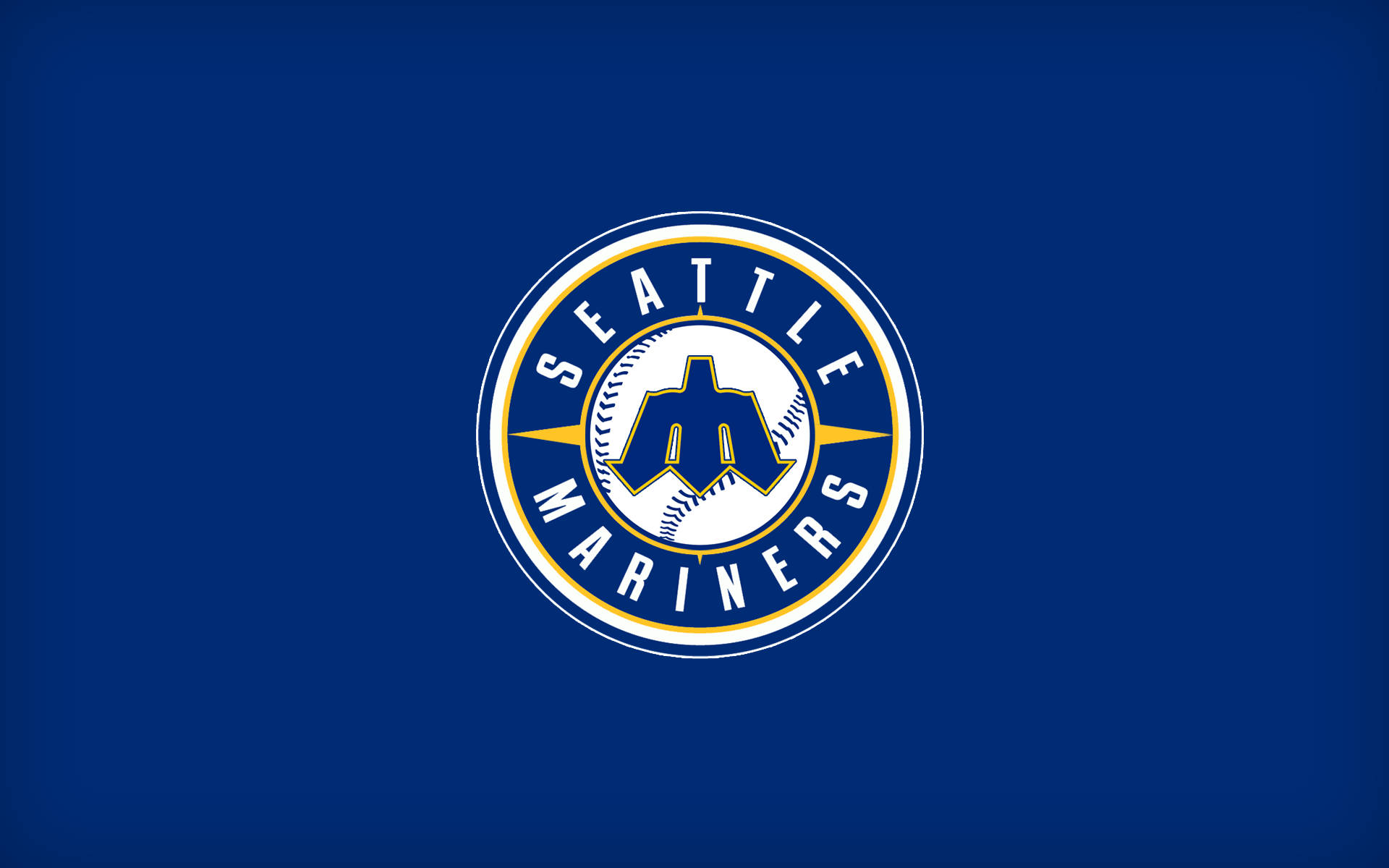 Seattle Mariners, alternate logo, royal blue, Full HD Desktop Wallpaper