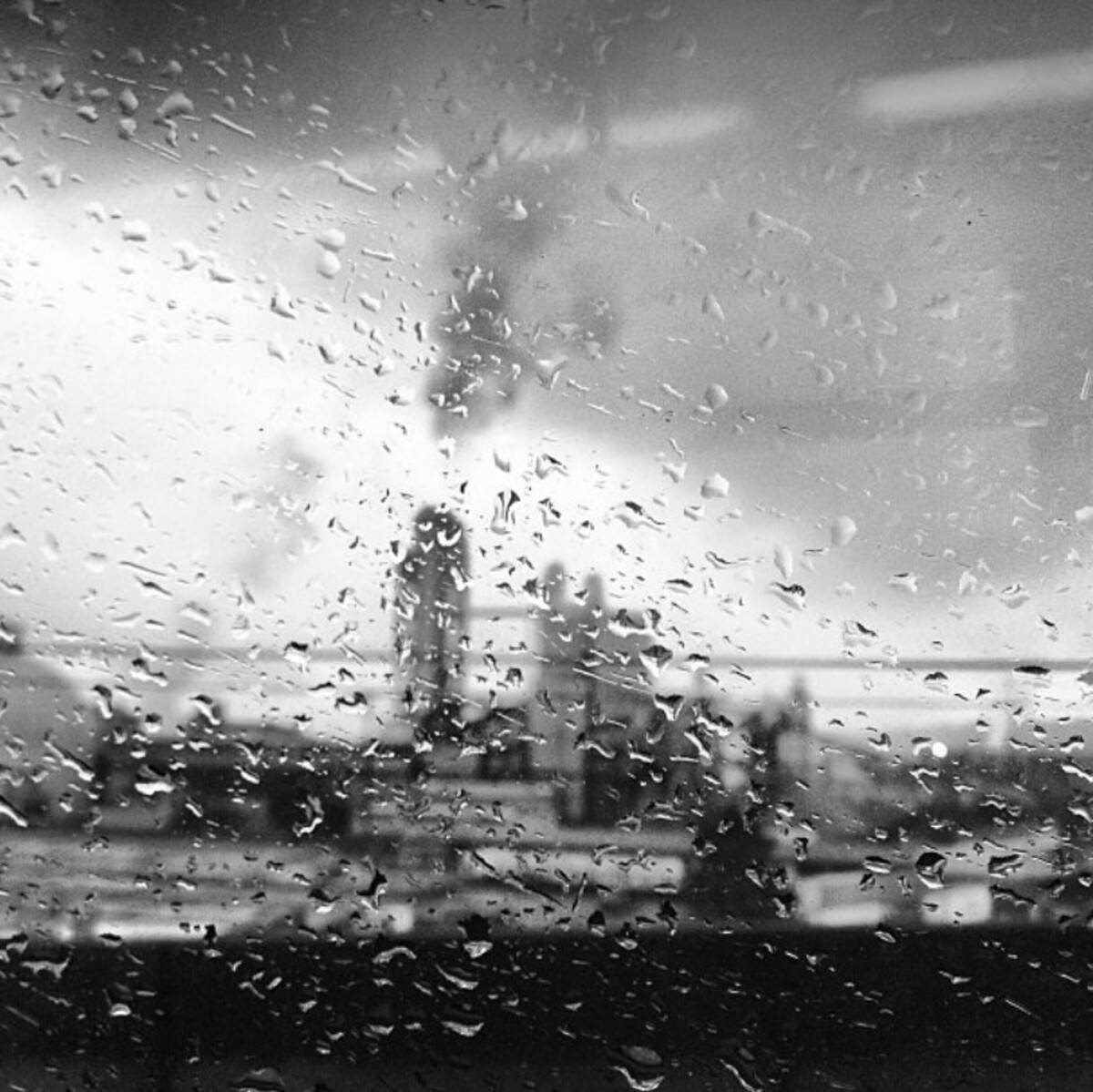 Seattle Rain, glass, raindrops, SD Desktop Wallpaper