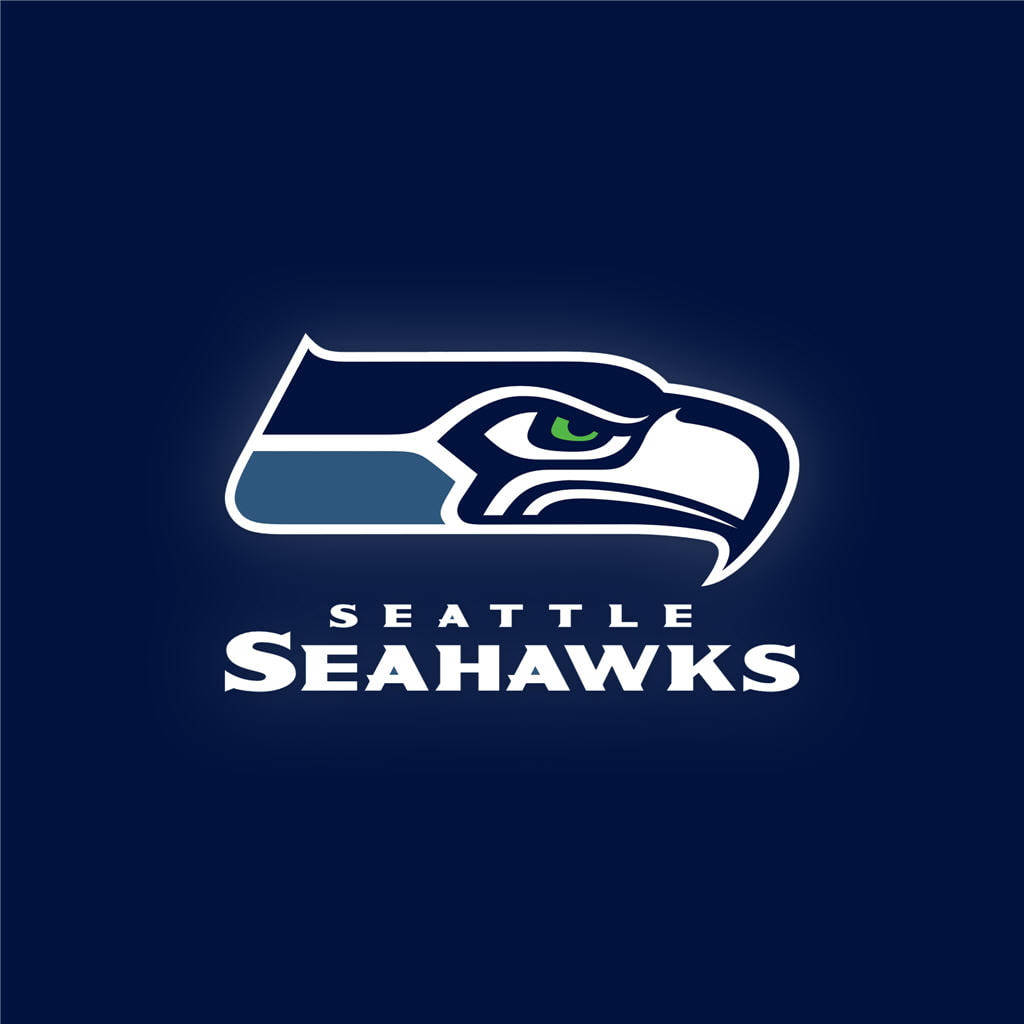 Seattle Seahawks, navy blue, eagle head, SD Desktop Wallpaper