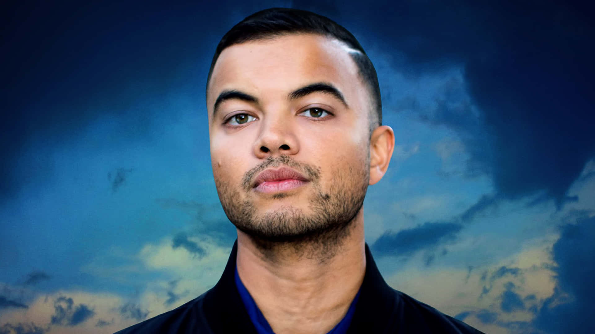 Guy Sebastian, trimmed beard, intense gaze, Full HD Desktop Wallpaper
