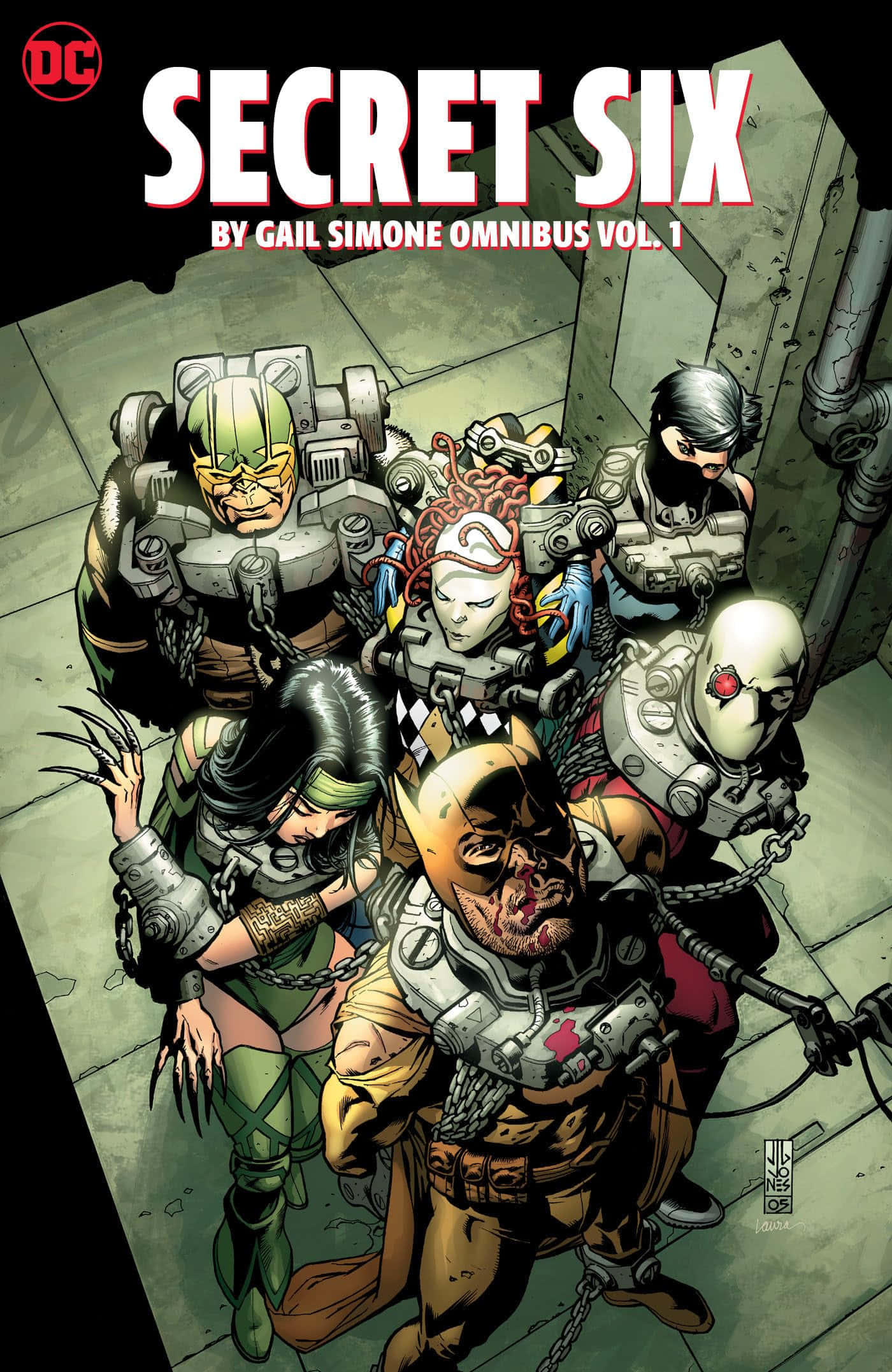 Secret Six, comic cover omnibus vol1, armored comic book villains, Full HD Phone Wallpaper