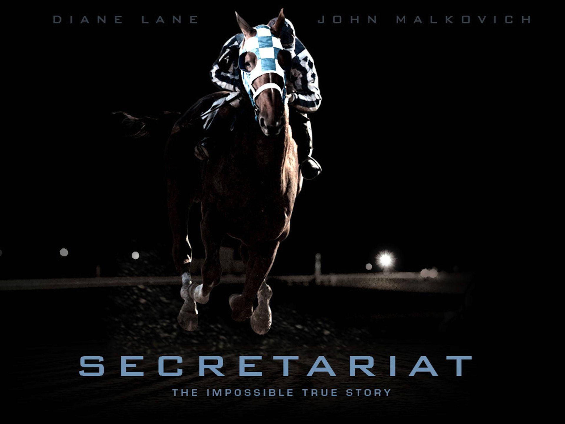 Secretariat, racehorse, jockey, Full HD Desktop Wallpaper