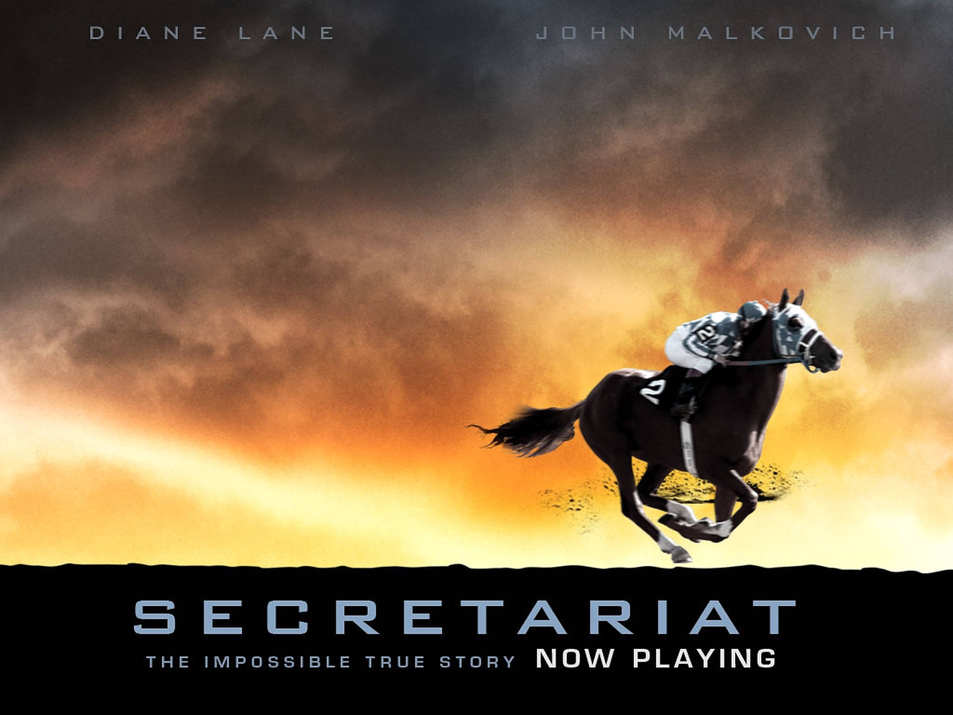 Secretariat, movie poster, jockey, Full HD Desktop Wallpaper