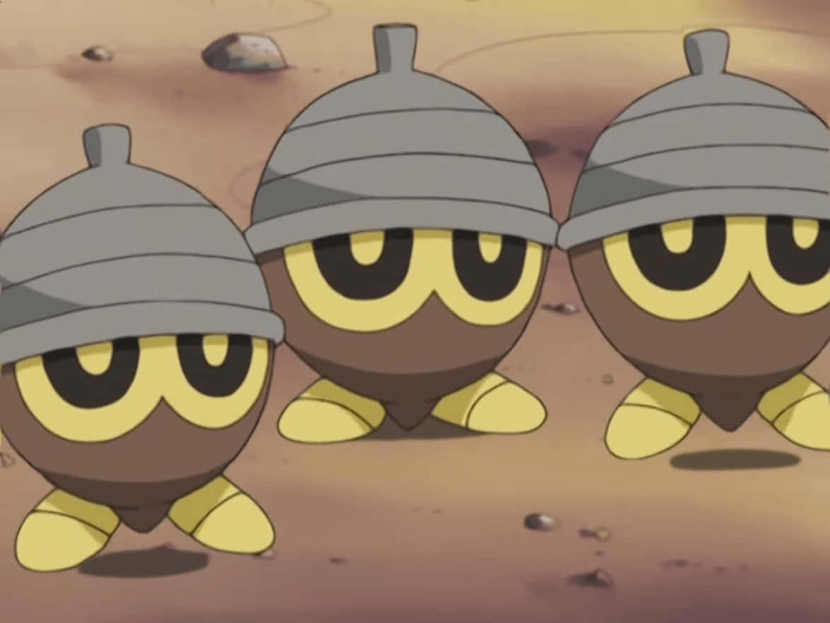 Seedot, yellow eyes, gray helmets, SD Desktop Wallpaper