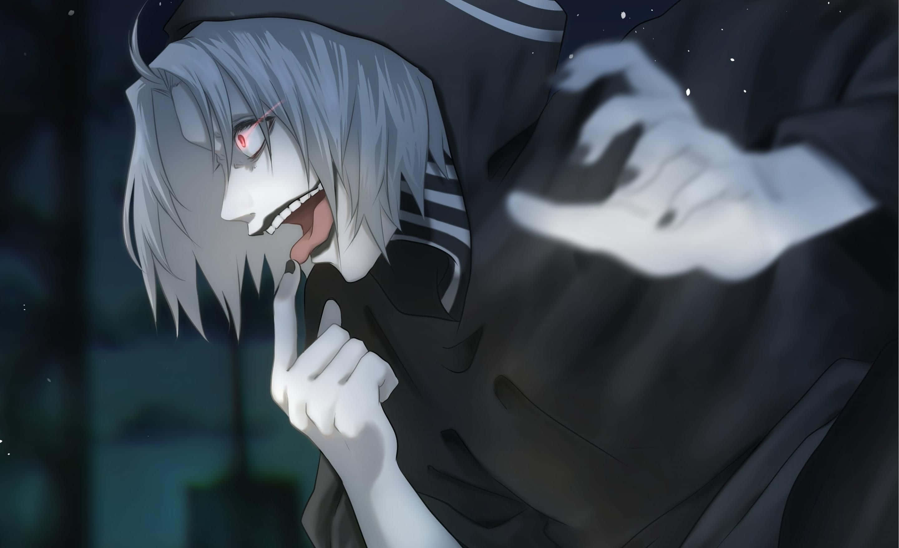 Seidou Takizawa, Battle Mode, silver hair, 2K Desktop Wallpaper