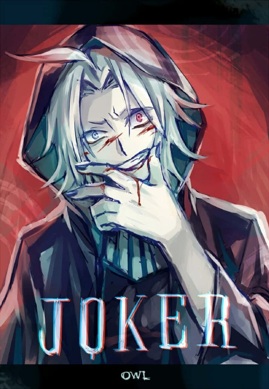 Seidou Takizawa, silver hair, bloodied grin, HD Phone Wallpaper