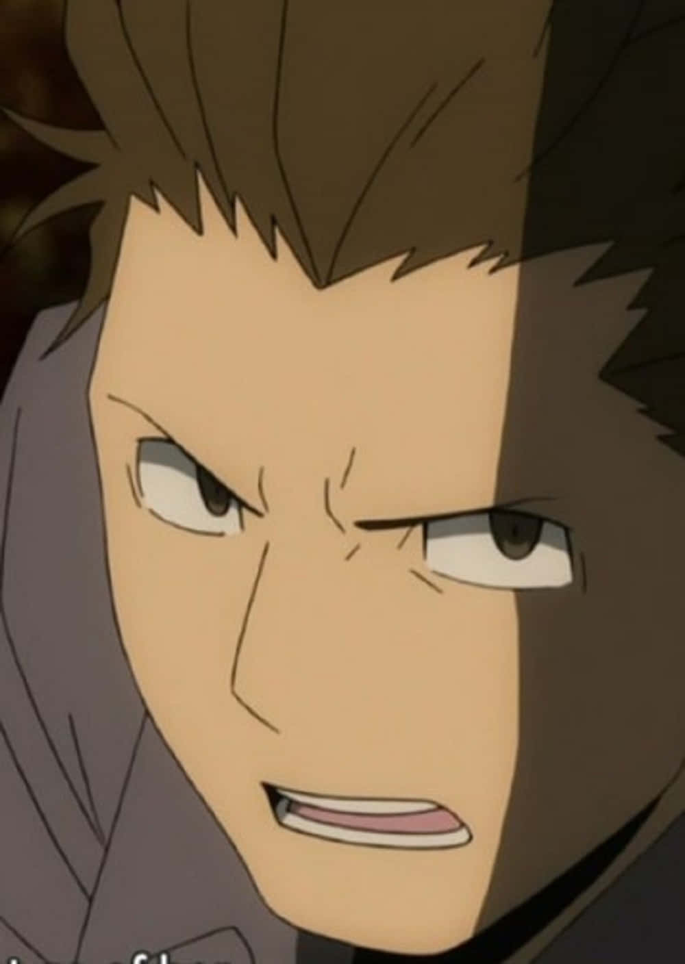 Seiji Yagiri, spiky brown hair, intense angry expression, HD Phone Wallpaper