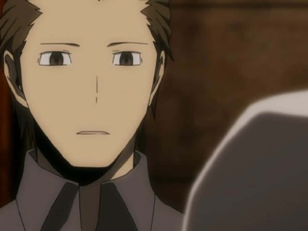 Seiji Yagiri, brown hair, serious expression, SD Desktop Wallpaper