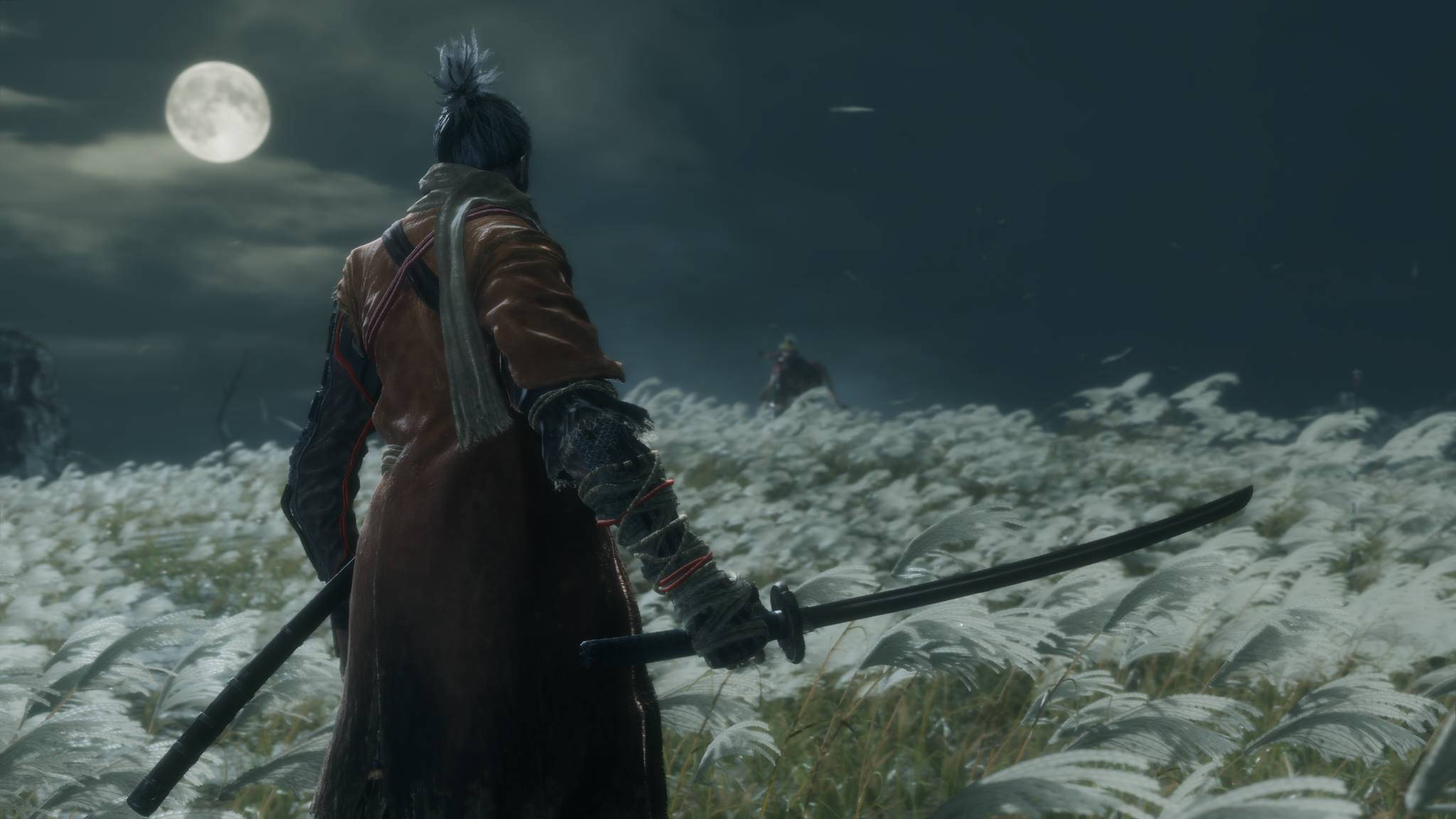 Sekiro Shadows Die Twice, green fields, samurai warrior, Full HD Desktop Wallpaper