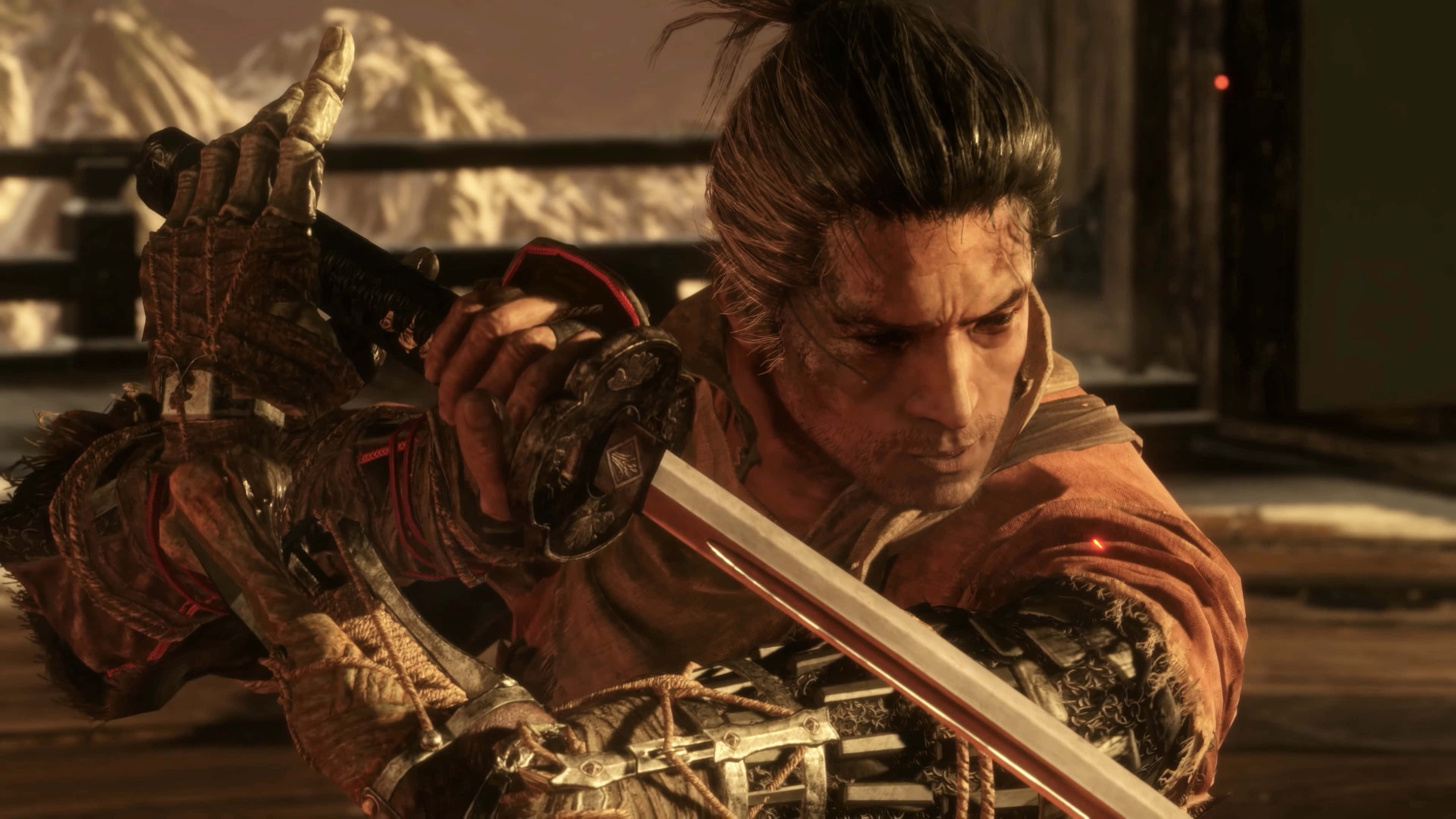 Sekiro Shadows Die Twice, samurai warrior, katana, 4K Desktop Wallpaper