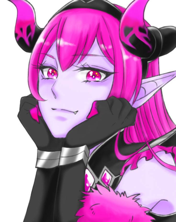 Selena, Mobile Legend, pink hair horns, SD Phone Wallpaper