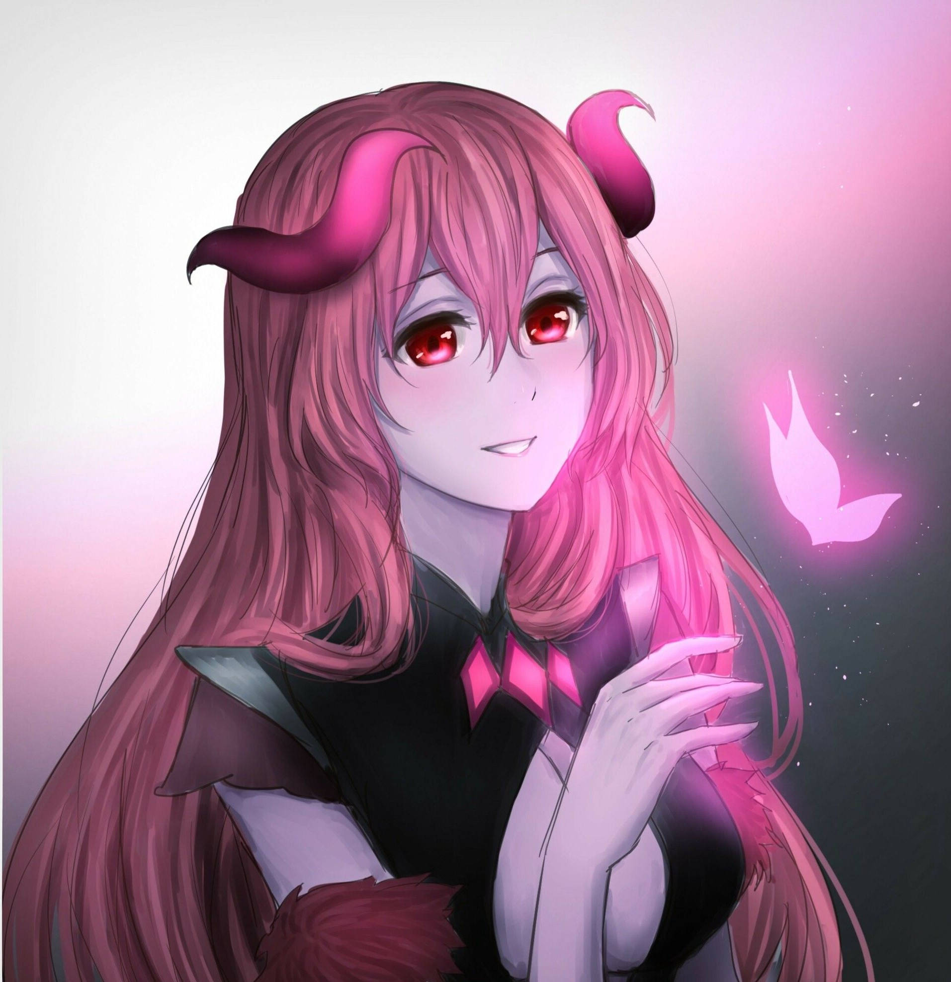 Selena Mobile Legend, pink-haired, red eyes, Full HD Phone Wallpaper