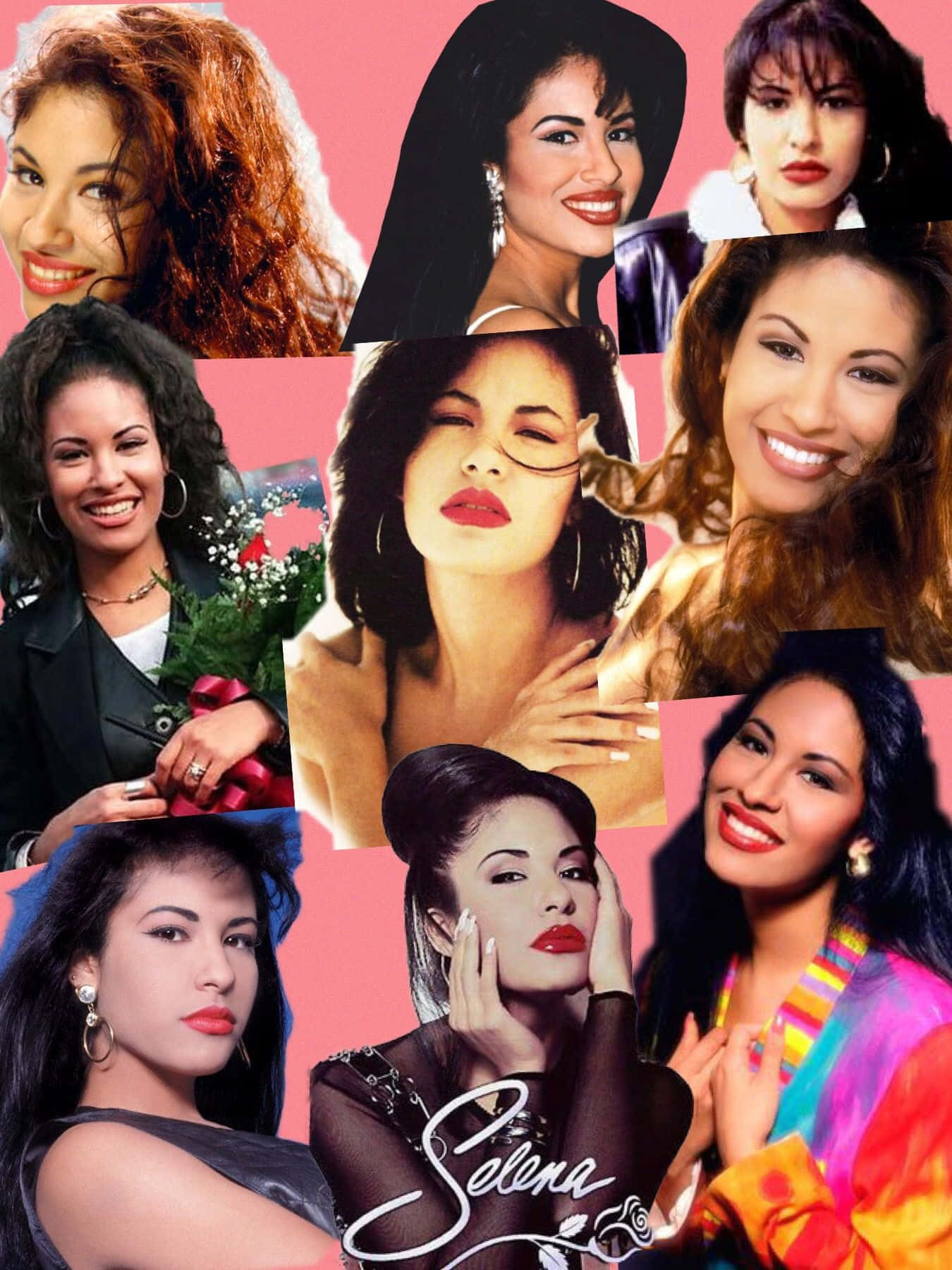 Selena Quintanilla, iPhone, pink background, HD Phone Wallpaper