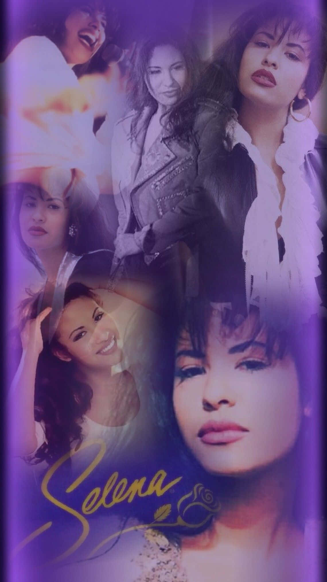Selena Quintanilla, iPhone, vibrant purple-tinted, Full HD Phone Wallpaper