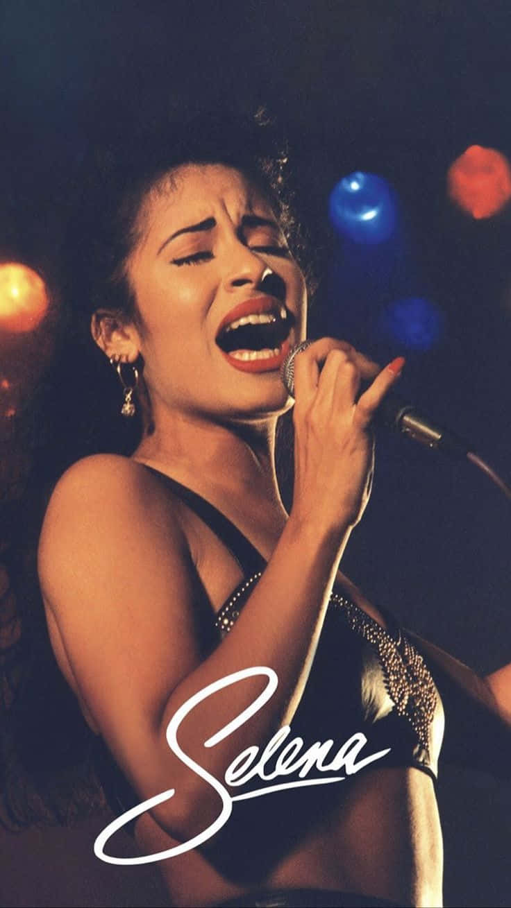 Selena Quintanilla, iPhone, microphone, HD Phone Wallpaper