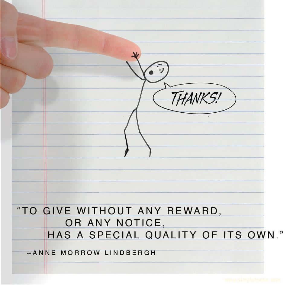 Selfless, stick figure, lined paper, SD Desktop Wallpaper