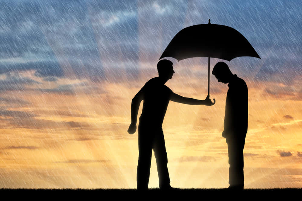 Selfless, Sunset, Rain, SD Desktop Wallpaper