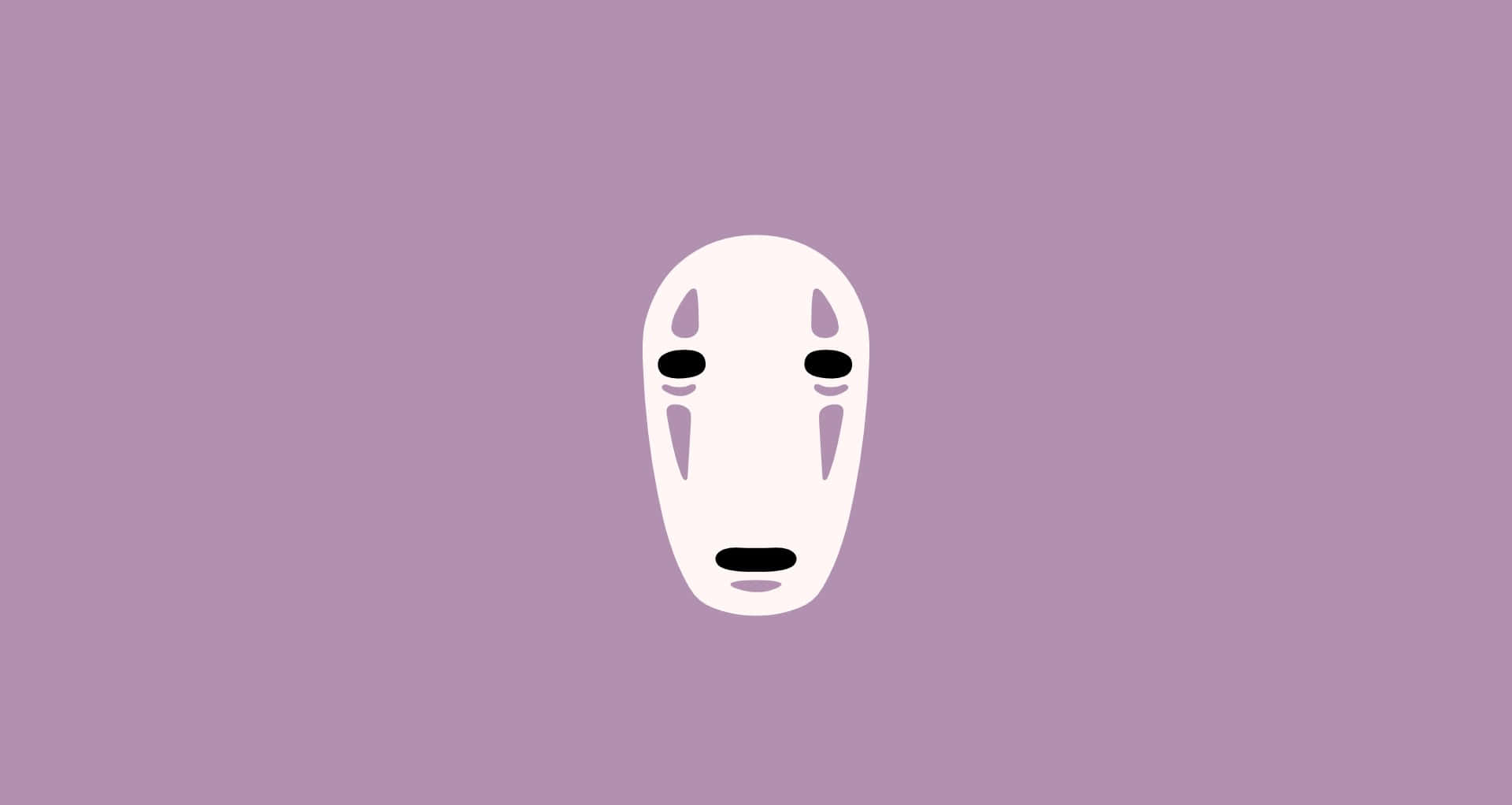Sen To Chihiro No Kamikakushi, No Face, lavender, Full HD Desktop Wallpaper