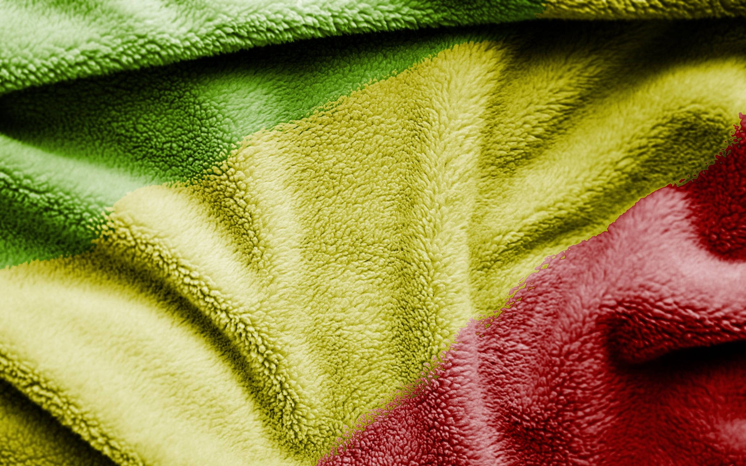 Senegal flag colors, plush fleece blanket, vibrant green, 2K Desktop Wallpaper