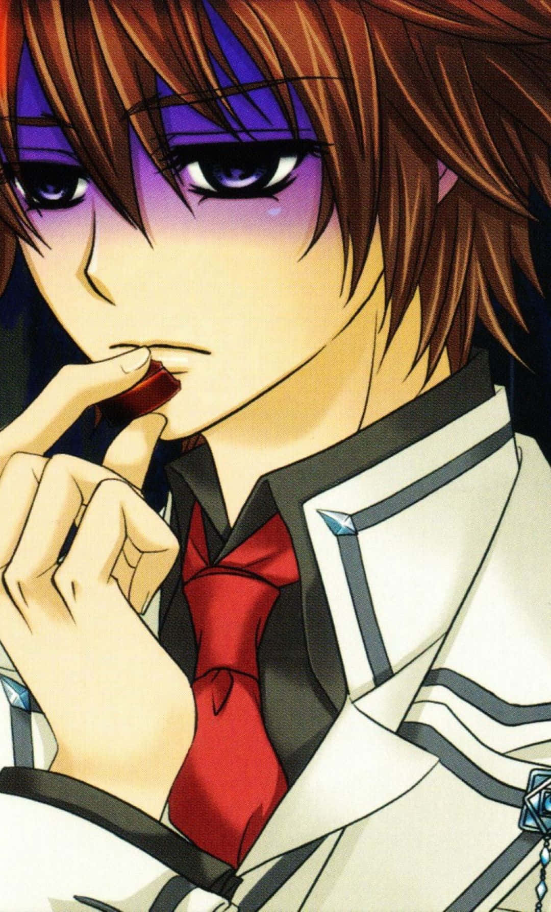 Senri Shiki, anime boy, brown hair, HD Phone Wallpaper