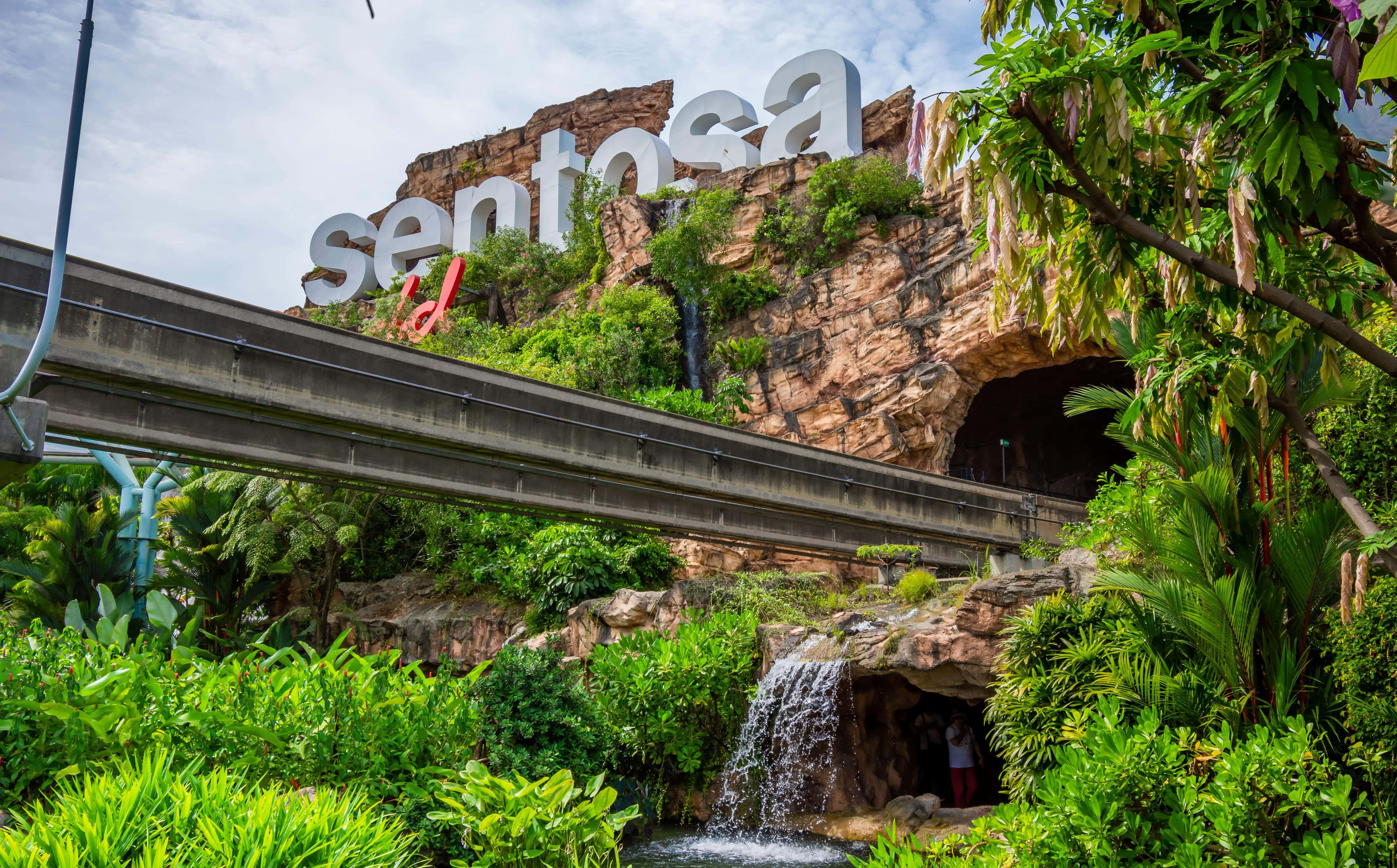 Sentosa Island, sentosa, rocky cliff, 4K Desktop Wallpaper