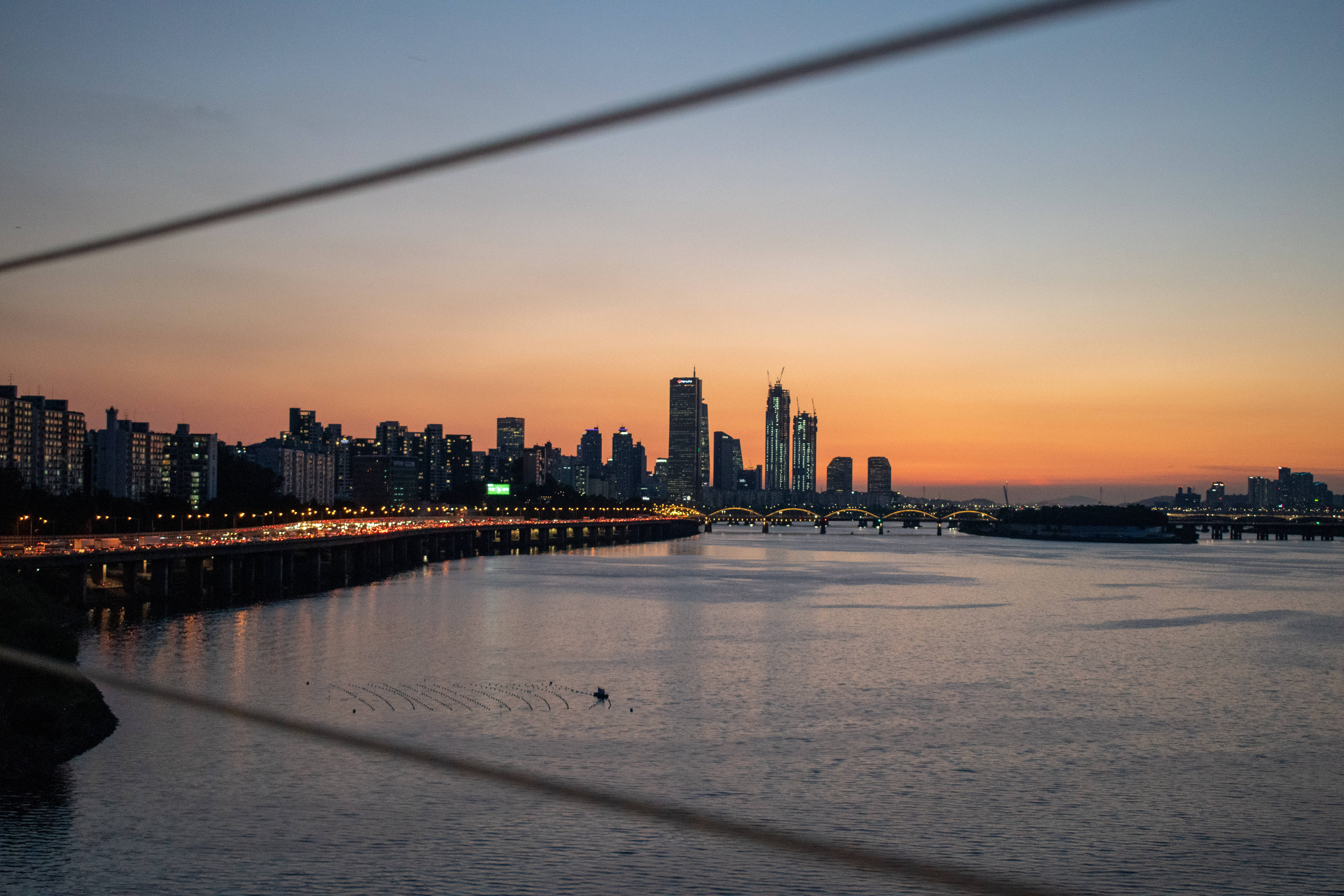 Seoul, golden hour, sunset, 5K Desktop Wallpaper