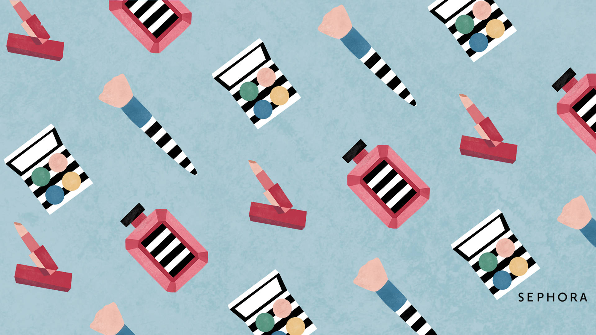 Sephora, cosmetic art, lipsticks, Full HD Desktop Wallpaper