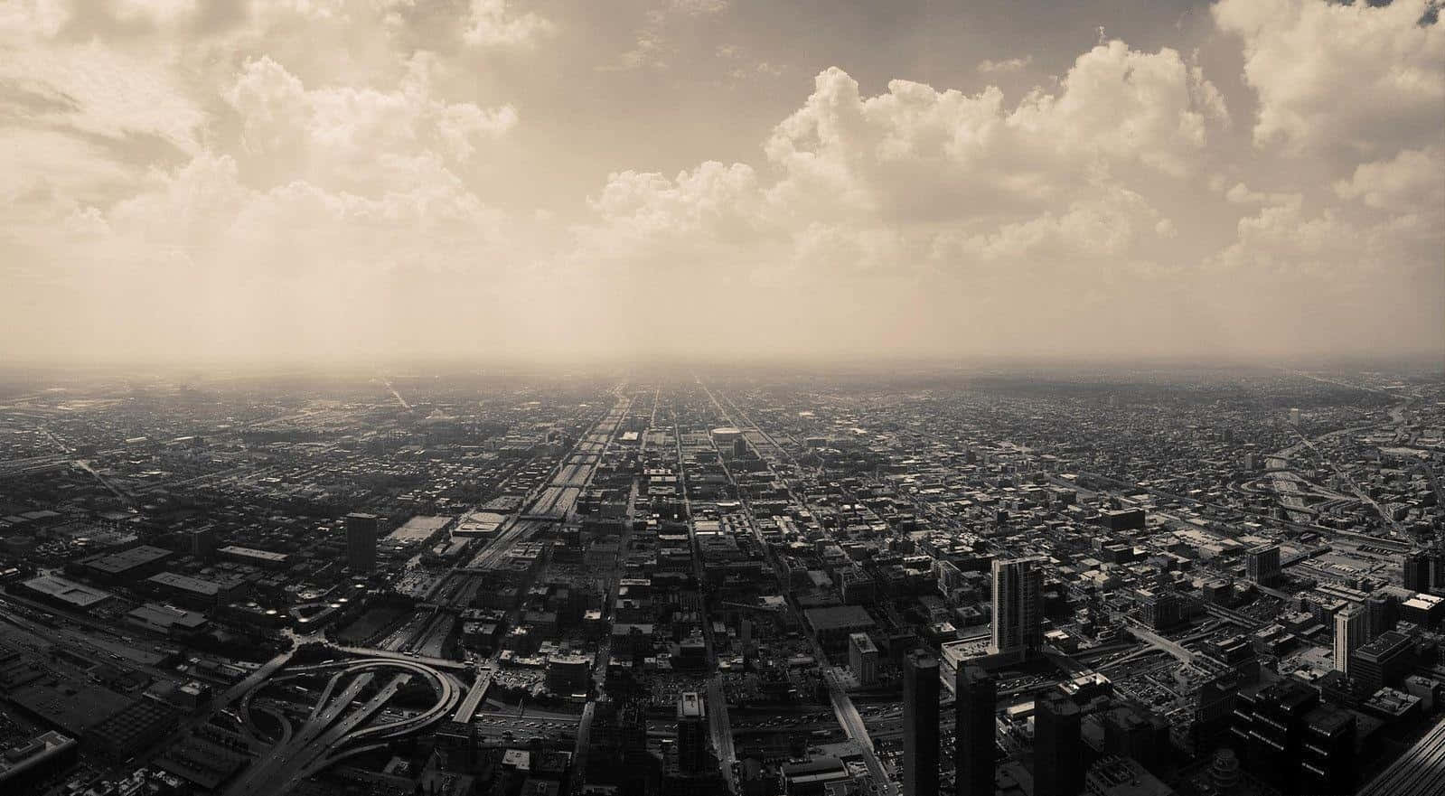 Sepia, urban street scene, aerial view, HD Desktop Wallpaper