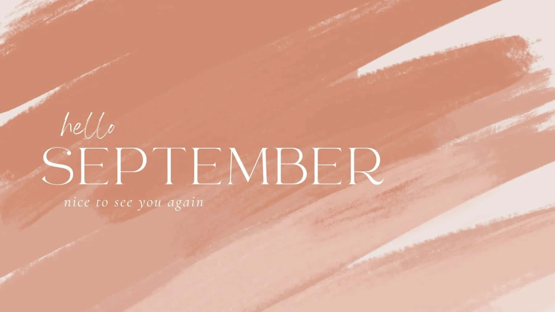 September, peach, cream, HD Desktop Wallpaper