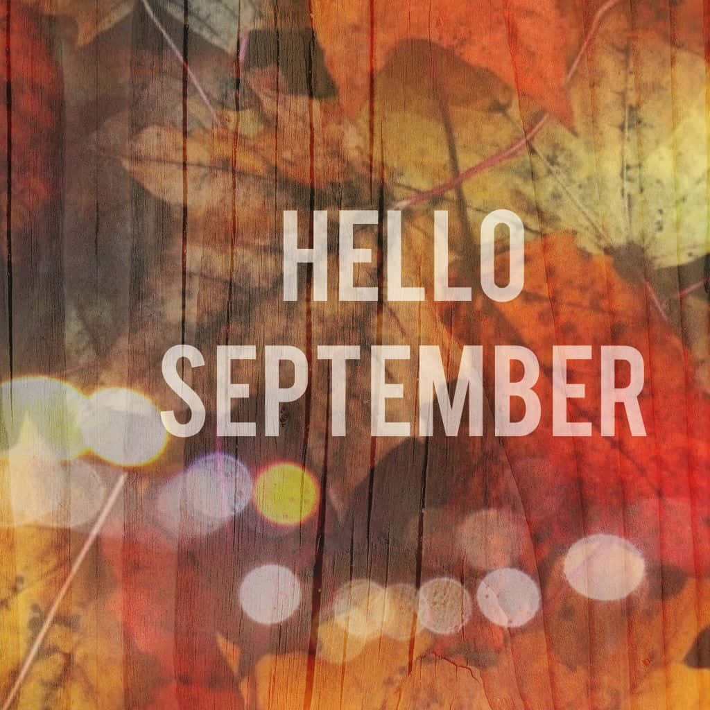 September, hello september, autumn leaves, SD Desktop Wallpaper