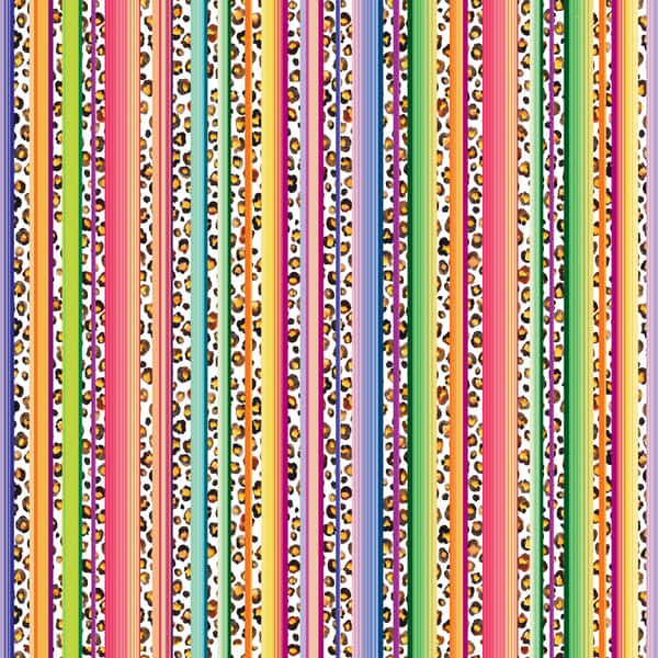 Serape, rainbow hues, leopard print, SD Desktop Wallpaper