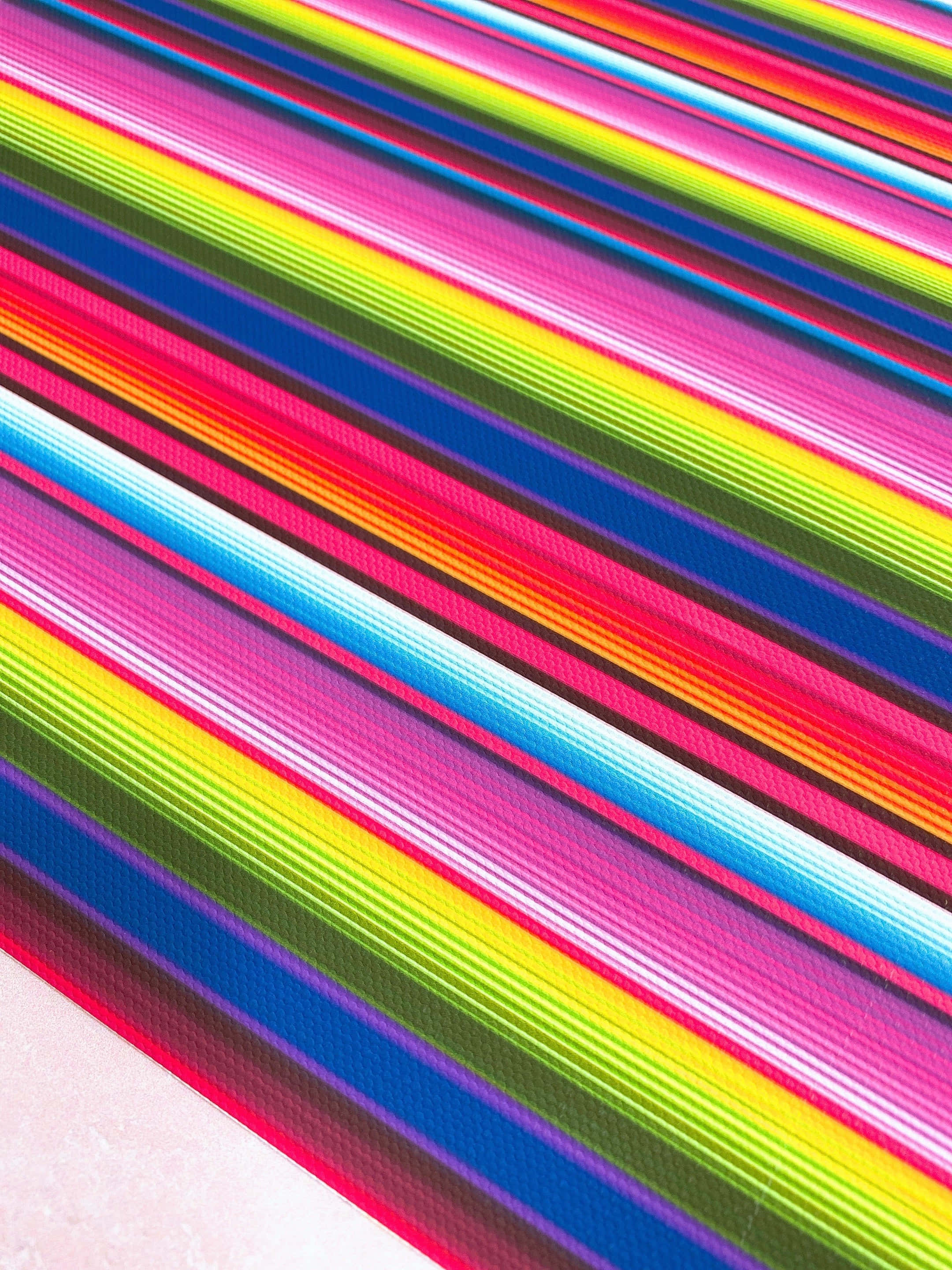 Serape, diagonal stripes, bold colors, 2K Phone Wallpaper